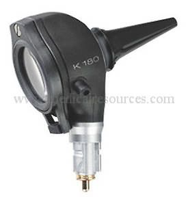 Heine Kappa 180 Fiber Optic Otoscope Head Only, 3.5V, Twist Lock,4 