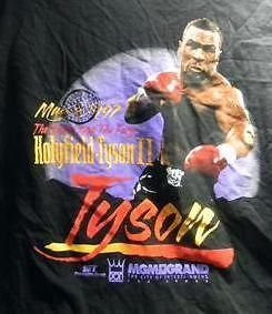   MGM Grand Las Vegas 1997 Holyfield Tyson II T shirt 2XL XXL Boxing