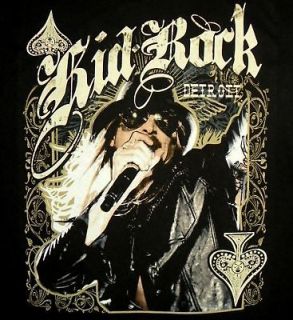 KID ROCK cd lgo DETROIT ACE OF SPADES Official SHIRT LAST XL new
