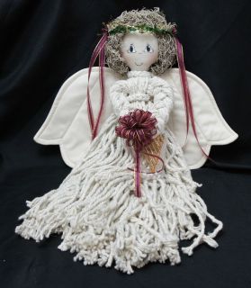 Hand Crafted MOP ANGEL (Christmas, Holiday, Year Round) Decoration 