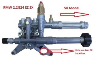 Annovi Reverberi AR Pressure Washer Pump RMW2.2G24EZ SX, 2400 psi, 2.2 