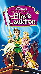 Disney VHS Films Black Cauldron, Lion King, Lady & Tramp, The 