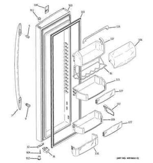 Genuine GE Refrigerator Part   Module Shelf Insert WR71X10764
