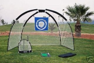 Newly listed NEW 3 in 1 Golf Practice Set Mat Driving Chipping Net