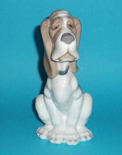 Nao by Lladro Figurine dog Sad Basset Hound ornament
