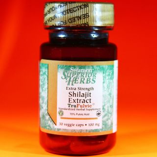NEW Extra Strength Shilajit Extract Fulvic Acid 30 Veggie Caps Free US 