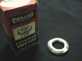Vintage Bicycle Phillips Head fittings 1 X 24t Expander screw races 