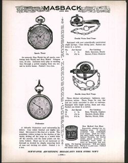 1936 ad Oneida Victor Steel Jump Leg Hold Animal Traps # 1 1 1/2 10 11 
