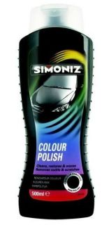 Black Car Van Bike Polish Wax Simoniz Hides Swirl Marks Scratch 
