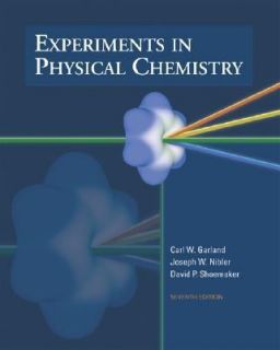 Experiments in Physical Chemistry by Jos