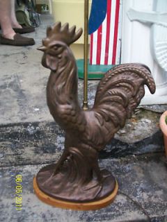 Newly listed Royal Haeger Rooster Lamp Copper and Black MINT Chic
