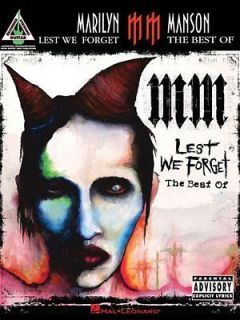 The Best of Marilyn Manson Lest We Forget Manson, Marilyn (Creator)