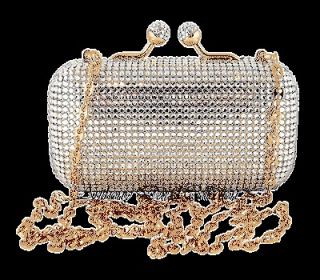Ladies Crystal Evening Bag Handbag Purse w/ Swarovski Crystals AD27 