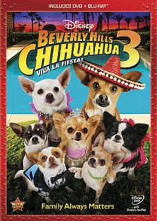 Beverly Hills Chihuahua 3 Viva La Fiesta (Blu ray/DVD, 2012, 2 Disc 