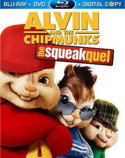 Alvin and the Chipmunks The Squeakquel (Blu ray/DVD, 2010, 3 Disc Set 
