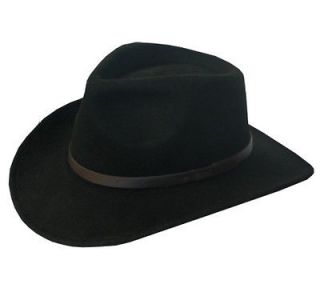 AUSTRALIAN OUTBACK Crushable Outback Wool Felt Hat Fedora Fashion 7 1 