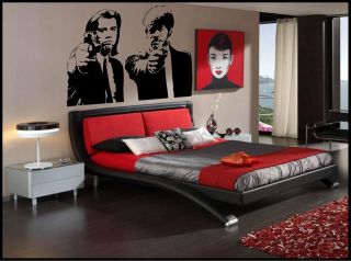   John Travolta & Samuel L Jackson Wall Sticker Decal Bedroom Lounge