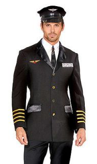   Piece Airline PILOT CAPTAIN HUGH JORGAN Costume Sizes M, L, XL & XXL