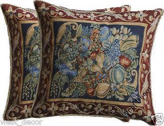HARVEST MEDIEVAL JACQUARD WOVEN TAPESTRY CUSHION/PILLOW COVER 17 