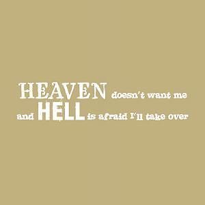 heaven and hell shirt in Mens Clothing