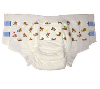 Pack of 2 Size Medium Adult Baby Diapers Vintage Nappy Pampers Depends 