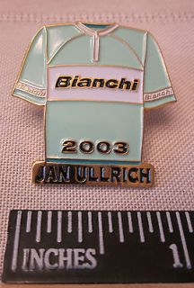 2003 Tour De France Bianchi Road Jan Ullrich Bike Pin   