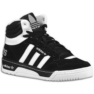 New Adidas Originals Mens IRVINGTON Mid Retro Black White hard court 