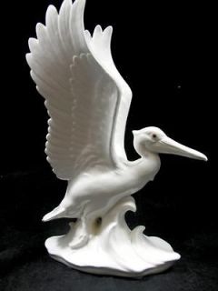 Napcoware Japan/Japanese Bird Figurine Pelican/Stork/Egret Vintage