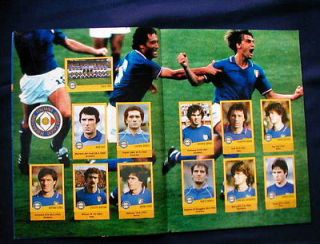 FULL complete album ITALY Worldcup soccer football 84 stickers