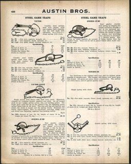 1923 AD Oneida Jump Victor Newhouse #4 Steel Leg Hold Game Traps