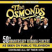 Live in Las Vegas 50th Anniversary Reunion Concert by Osmonds The CD 
