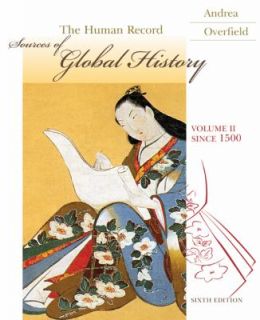 Sources of Global History since 1500 Vol. 2 2 by James H. Ov
