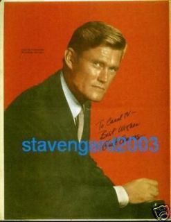 CHUCK CONNORS The Rifleman SIGNED POSTER Argentina 60s