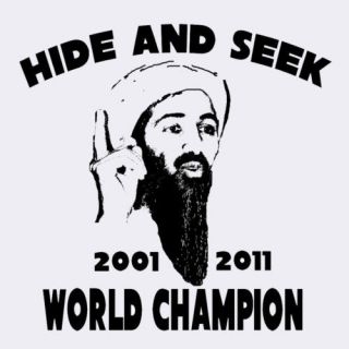 osama bin laden hide and seek champion funny t shirt
