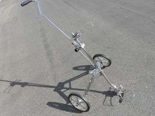 Chrome Plated A Jay Push Pull Golf Cart, Unique, Remanufactured