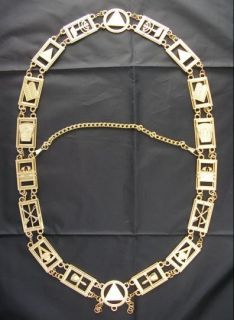Royal Arch Chapter Chain Collar Regalia Masonic Jewel