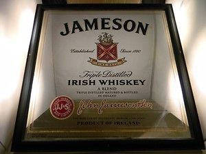 Jameson Irish Whiskey Mirror for Bar or Home