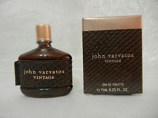 Miniature John Varvatos VINTAGE eau de Toilette 7ml ~ Men Perfume