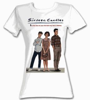 Sixteen Candles Juniors T Shirt – Poster White Tee Shirt