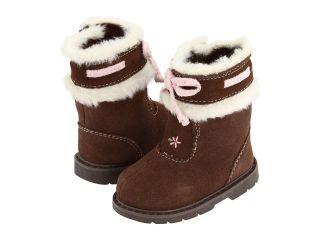 NWT BABY DEER BROWN SUEDE INFANT TODDLER GIRL BOOTS SHOES SIZE 2 3 4 0 