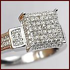 New 925 Sterling Silver 0.45 ct Genuine Diamond Womens Cheap 