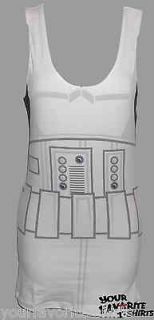 Star Wars I AM Stormtrooper Costume Licensed Junior Tank Dress S XL