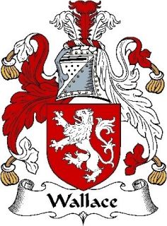 Family Crest, Coat Of Arms 6 Decal  Scottish  Wallace