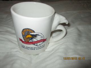 Los Angeles Police Protective League Mug LAPD Coffee Cup, badge, eagle 
