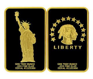 Newly listed ★ AMERICAN INDIAN ★ STATUE OF LIBERTY 1 TROY Oz 24k 