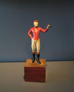   WHITE FACED   RED JACKET   LAWN JOCKEY   EXTREMELY RARE