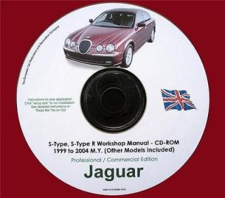 Jaguar S Type Workshop Service Repair Shop Maintenance Manual CD