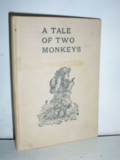 Antique A Tale of Two Monkeys & Other Stories illust HC Book 