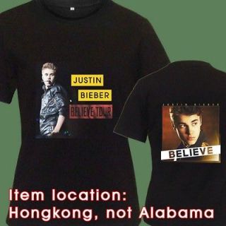 Justin Bieber Believe CD DVD Album Live Tour Date Tickets New TEE T 