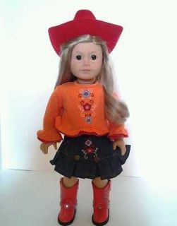 fall western outfit for american girl dolls just like you